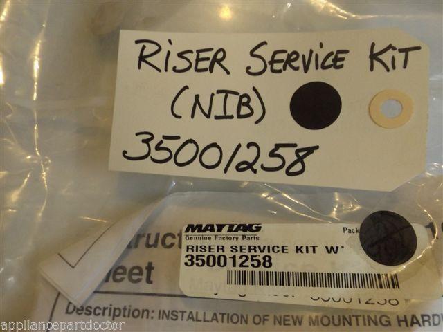 Maytag Washer 35001258 Riser Service Kit NEW IN BOX Maytag Washer 35001258 Riser Service Kit NEW IN BOX